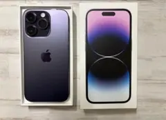 [美品]iPhone14pro 512GB SIMフリー パープルのサムネイル