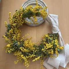 週末セール　春の可愛いミモザハーフリース