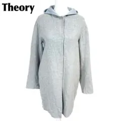 Theory カシミヤ混Pコート ダブルフェイス ブラック - メルカリ