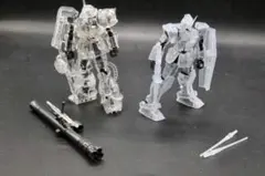 カプセルアクション シャア専用ザク2メカニカルクリア＆G-3ホワイトクリア