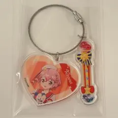 大プリパラ展　プリパラ10周年　2連アクリルキーホルダー＆トモチケ レオナ