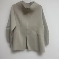 mystic ワイドネックZIPカーディガン