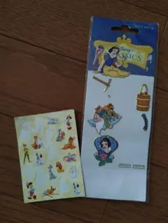 ディズニーキャラクター シールセット 2枚