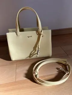 アニエスベー 2wayバッグ (イエロー) レディース