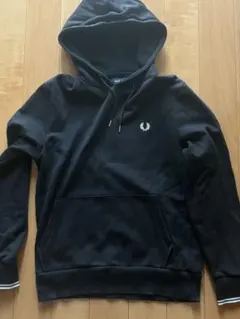 FRED PERRY ブラックパーカー UK 10 - メルカリ