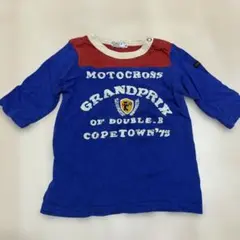ミキハウス DOUBLE.B ブルーTシャツ 90