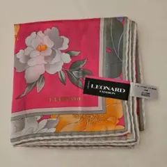 新品！大判LEONARD FASHION ハンカチ 花柄のサムネイル