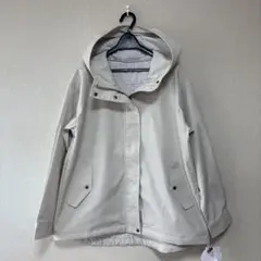 【新品】アウター　フード付きマウンテンパーカー　撥水　防花粉　UV対策　L