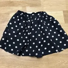 ペアマノン　スカート　パンツ付　ドット柄　110
