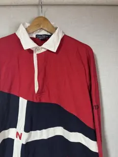 90s nautica ラガーシャツ ノーティカ ビッグフラッグ ストリートのサムネイル