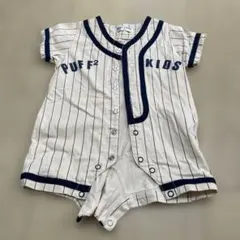 PUFF 2 KIDS 野球ユニフォーム風 ロンパース 70のサムネイル