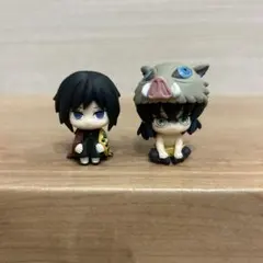 鬼滅の刃　まちぼうけ　富岡義勇　伊之助　フィギュアセット