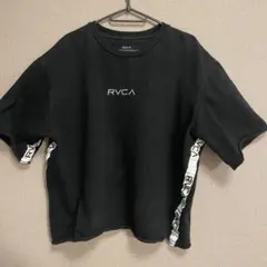 ルーカ RVCA カットソー スウェット 半袖 メンズ ブラック Mサイズ