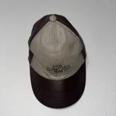Harley-Davidson 牛革キャップ フリーサイズ レザー
