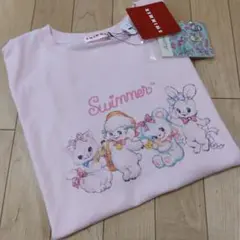 新品、タグ付☆SWIMMER スイマー Tシャツ ピンク シール付のサムネイル