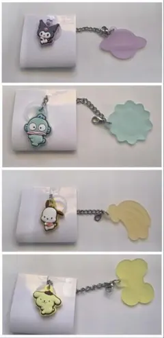 サンリオキャラクターズ ダブルチャームグミ　チャーム4点セット