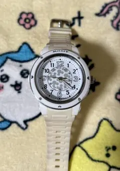 ディズニー 腕時計 ミッキー 白 ホワイト