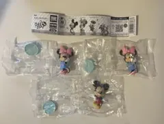 ディズニー　こっちむいてFig ミッキー、ミニー　ガチャガチャ　3個セット