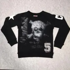 チャービーギャング スカルプリント トレーナー110cm