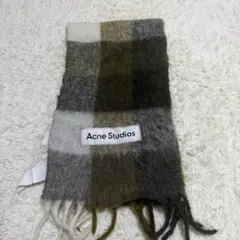 Acne Studios マフラー 【モヘアチェックスカーフ】 - メルカリ