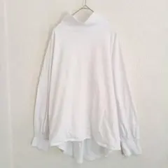 each イーチ タートルネックスウェット オーバーサイズ 綿100% フリー