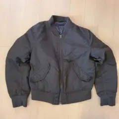 カーキ MA-1ジャケット Sサイズ YKKジッパー