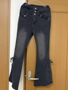 INGNI レースアップデニムパンツ