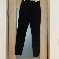 ブラック スキニーデニム