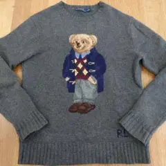 新品未使用品　ポロベアニット　♡ ブルー M POLO RALPH LAUREN ラルフローレン ポロベア ニット ネイビーM