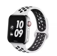 applewatch アップルウォッチバンド　38/40mm 白黒
