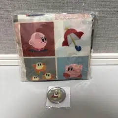 【10/5まで出品 新品すぐ発送】星のカービィ エコバッグ 購入特典 缶バッジ