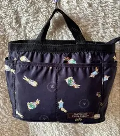 ピーターラビット ネイビー　バッグインバッグ