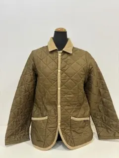 LAVENHAMラベンハムキルティングジャケット36英国製ブラウンベージュ