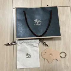 IL BISONTE バッファロー型キーホルダー