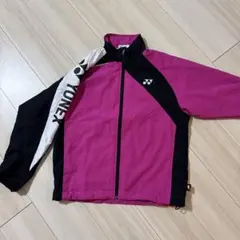 YONEX ウォームアップジャケット ピンク/ブラック