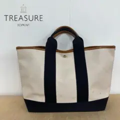TREASURE TOPKAPI スコッチグレインネオレザー A4トートバッグ