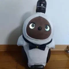 ラボット用　蝶ネクタイ（ソフトデニム） ヘアバンドにも　ハンドメイド