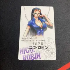 ワンピース　パロディカード　考古学者　ニコ・ロビン　悪魔の子　麦わらの一味