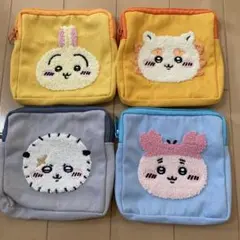 新品　ちいかわ　ガチャガチャポーチセット