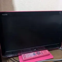 SHARP テレビ ピンク TV リモコン付属のサムネイル