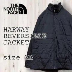 ノースフェイス harwayリバーシブル中綿ジャケット ブラック USA企画XL