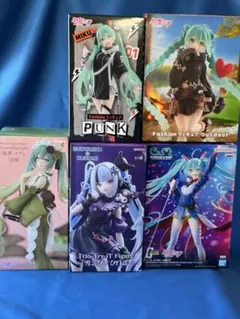 初音ミク　fashion 抹茶 雪ミク×クロミ ガンダムコラボ　5点セット