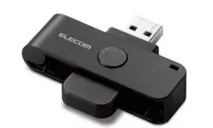 ELECOM カードリーダー ブラック