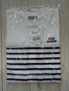 【ミキハウス】新品ストライプ Tシャツ 110cm