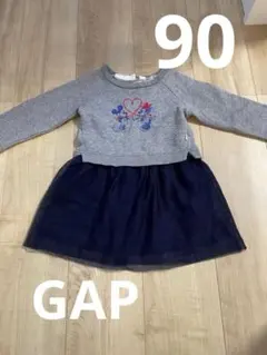 GAP ミッキー ミニー ワンピース 2-3歳
