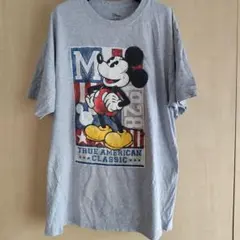 Wolt Disney　ウォルトディズニー　ミッキープリント　Tシャツ　00s