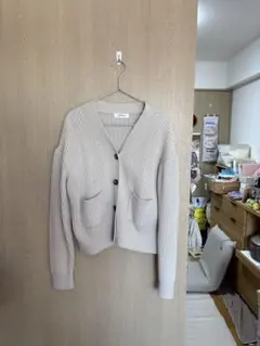 ミラオーウェン カーディガン アイボリー