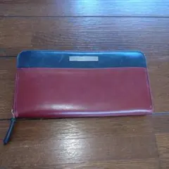 agnes b.　アニエスベー レザー 長財布 赤/黒