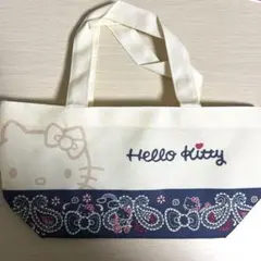 非売品　レア品　Hello Kitty ミニトートバッグ スタイリッシュシリーズ
