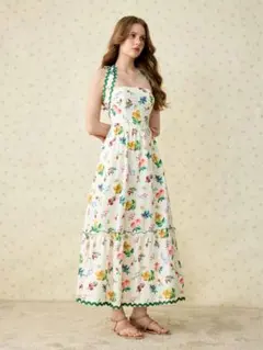 SHEIN MOD フラワープリント キャミワンピース